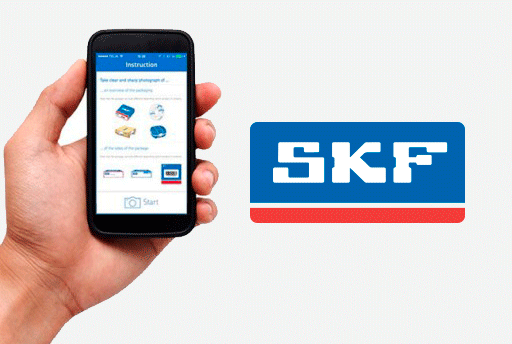 SKF App aimed at recognizing counterfeit bearings